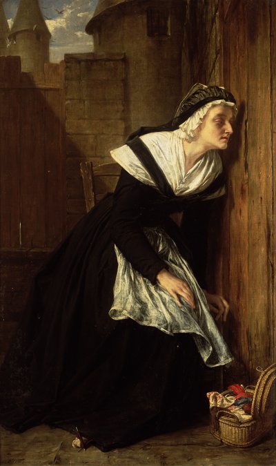 Marie Antoinette in the Prison of the Temple, 1861 by Alfred W. Elmore